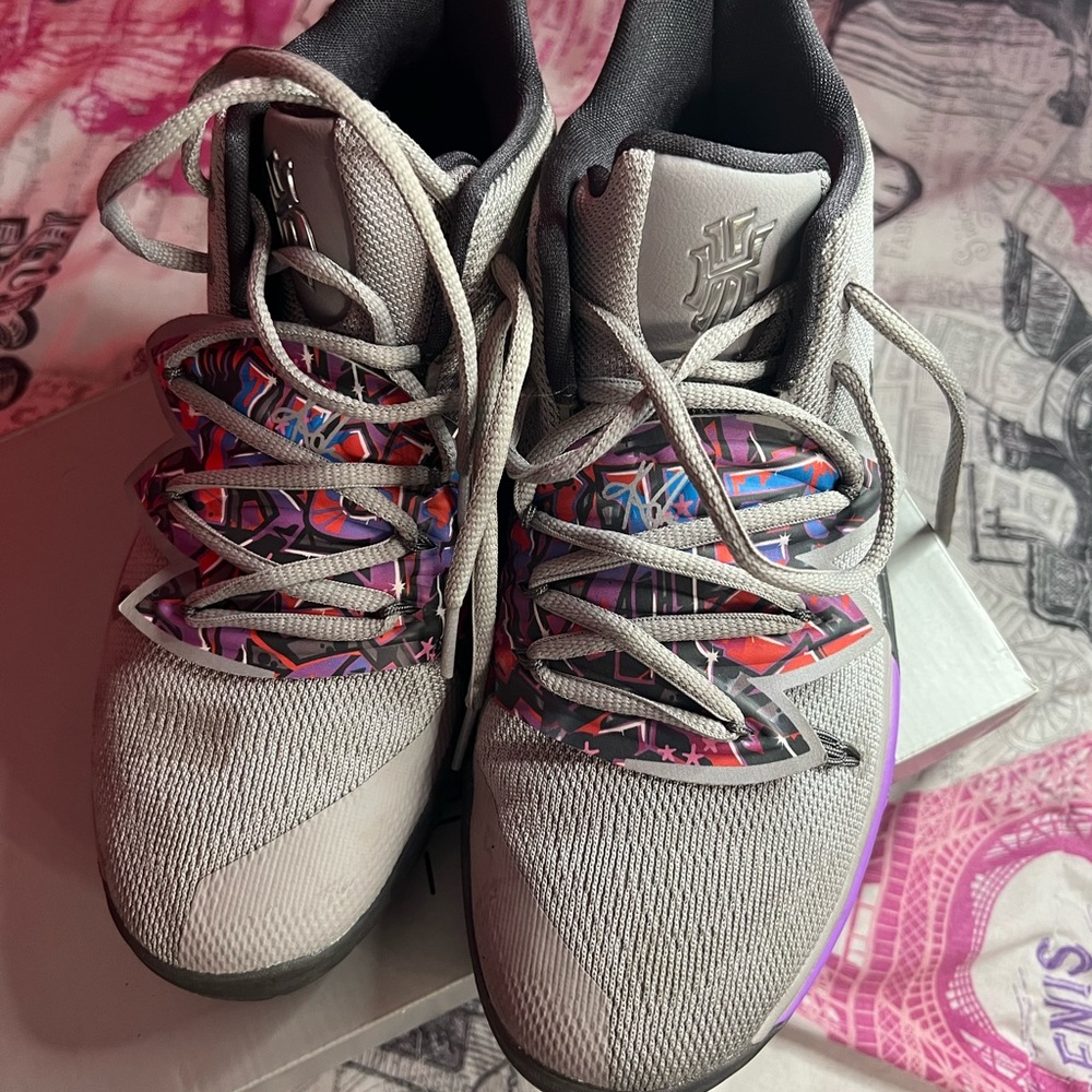 Grey Nike Kyrie 5s